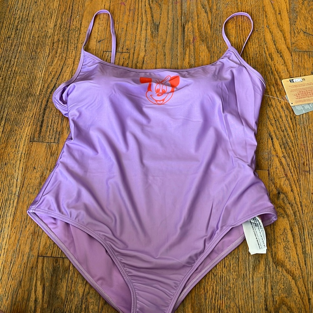 Disney Minnie Mouse face bathing suit